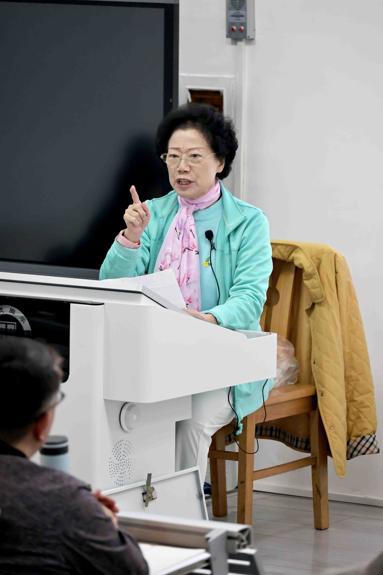 2024年10月,蔡英莲在中国戏曲学院第七届「青研班」作《张君秋表演艺术与创新精神》专题讲座
