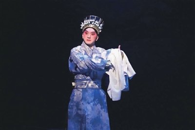 京剧《春秋二胥》剧照:傅希如饰申包胥