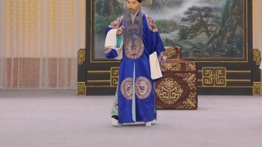 京剧《洪洋洞》剧照:剧中老生扮相